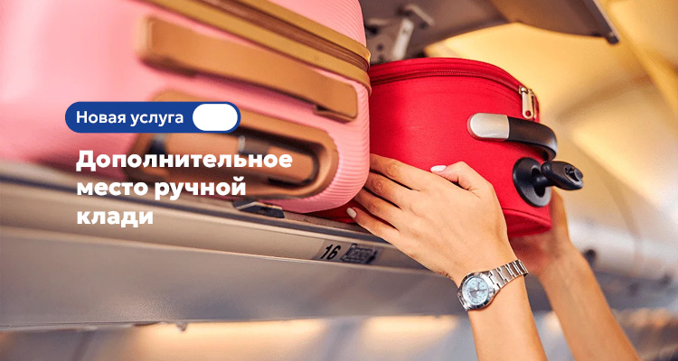 Услуга Дополнительное место ручной клади